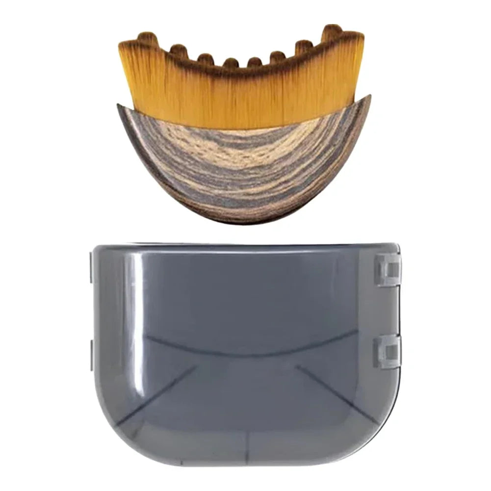 Lymphatic Contour Face Brush, Jawline and Chin Sculpting, Face Drainage Massager, Ergonomically Designed to Exactly Fit the Skin