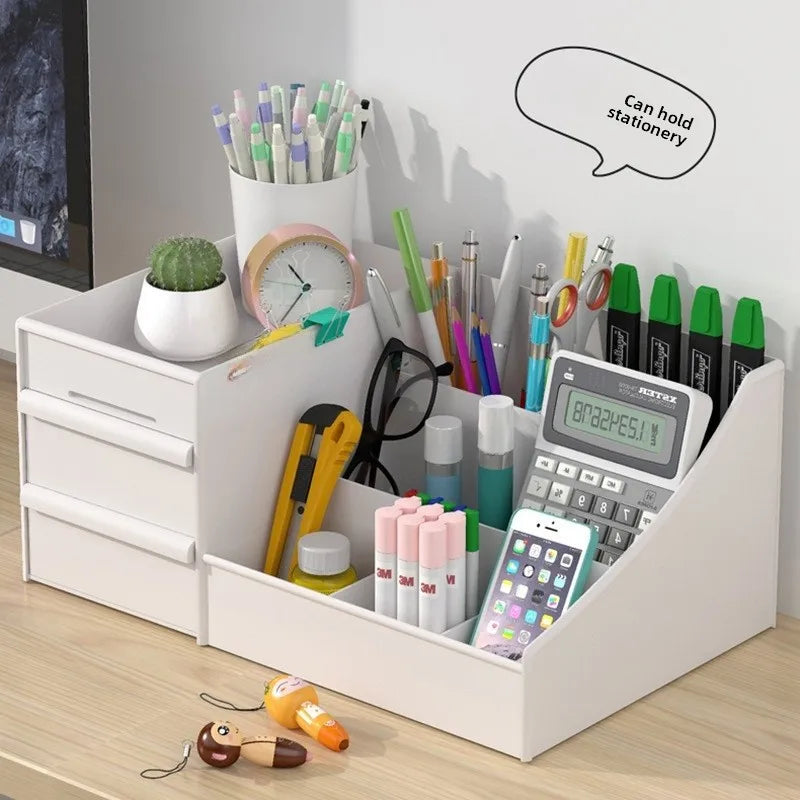 Makeup Storage Organizer with Plastic Drawer Style Desk Organizer with Cosmetic Storage Box Classification Rack for Bathrooms and Bedrooms